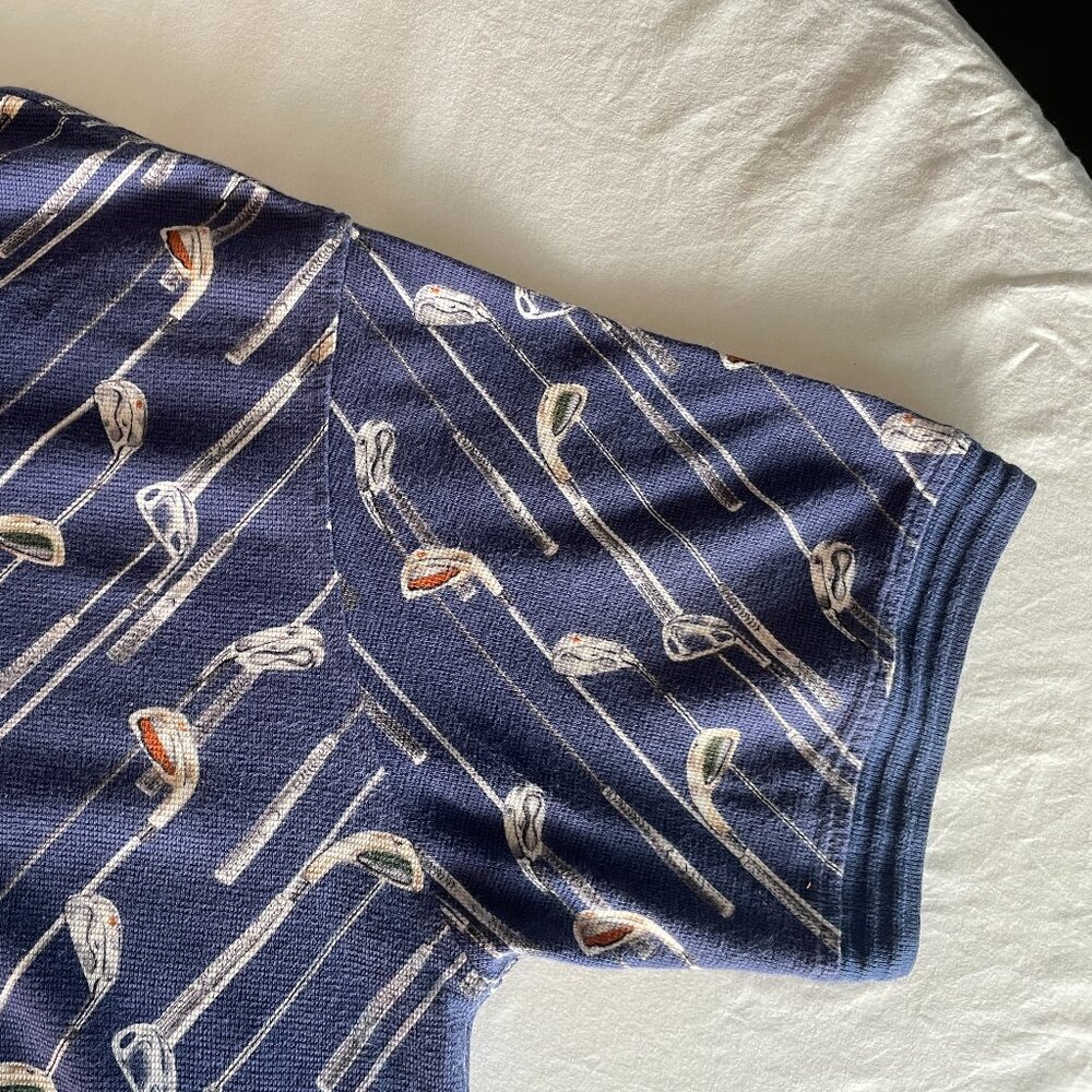 Dockers Men’s Golf Polo Shirt – Size L | Navy Blue, 100% Cotton, Made in USA - Picture 6 of 8